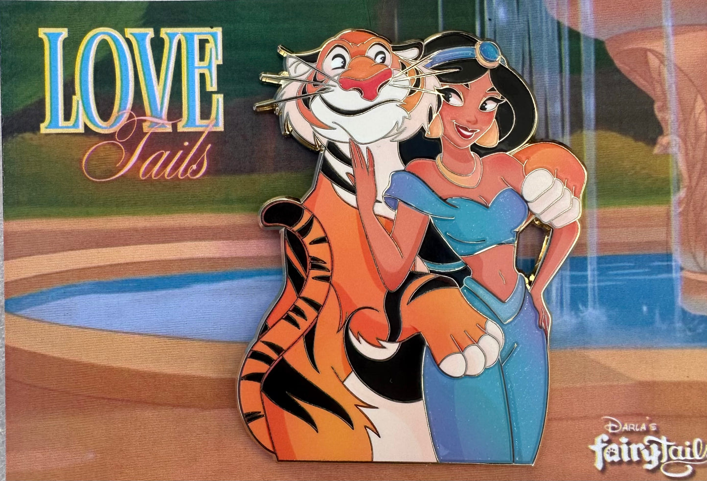 Love Tails Jasmine & Raja Fantasy Pin