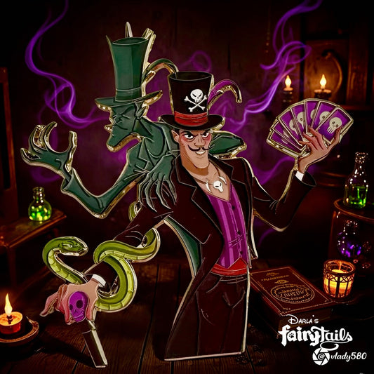"Evil Tails"  Dr Facilier Fantasy Pin