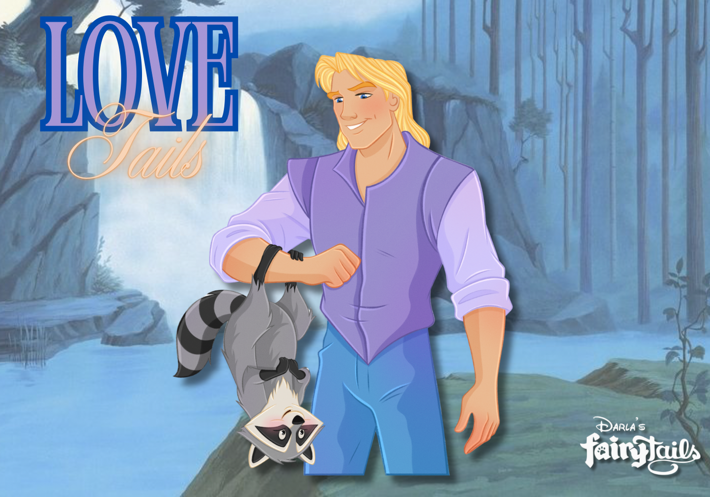 PRESALE - "Love Tails" John Smith & Meeko Fantasy Pin