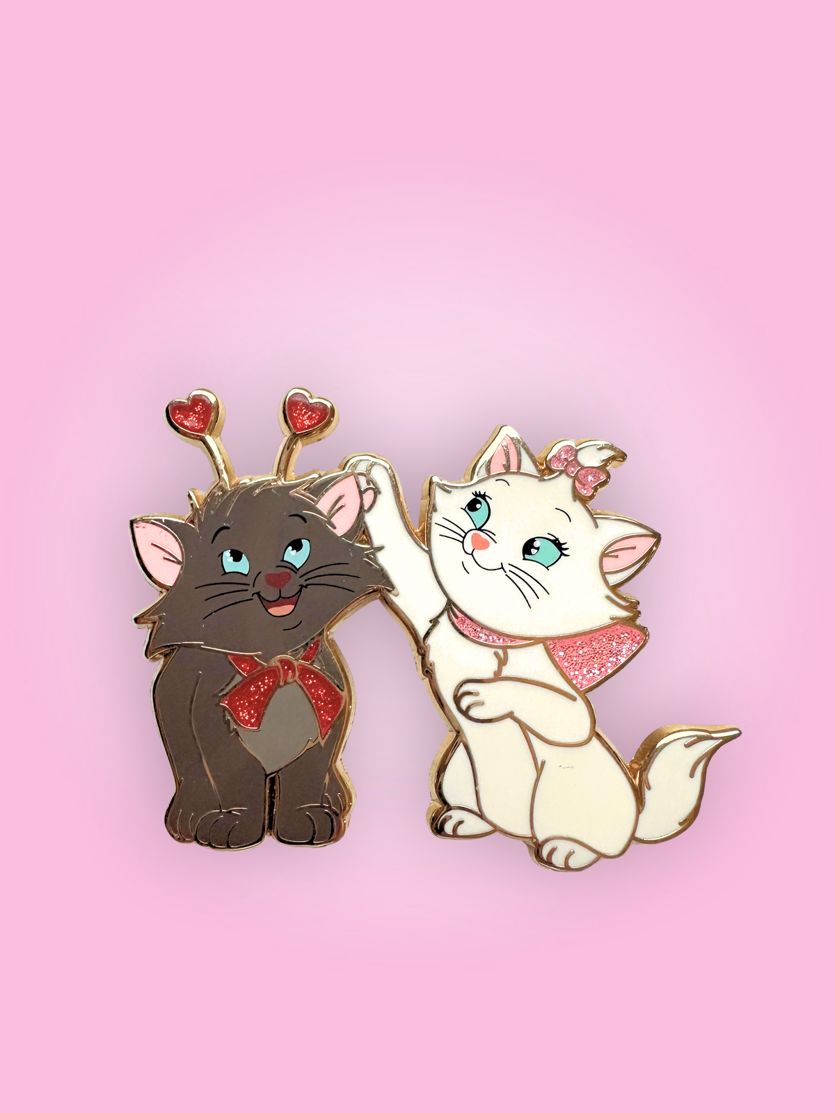 Disney Aristocats Marie & Berlioz "Smitten Kittens" Fantasy Pin