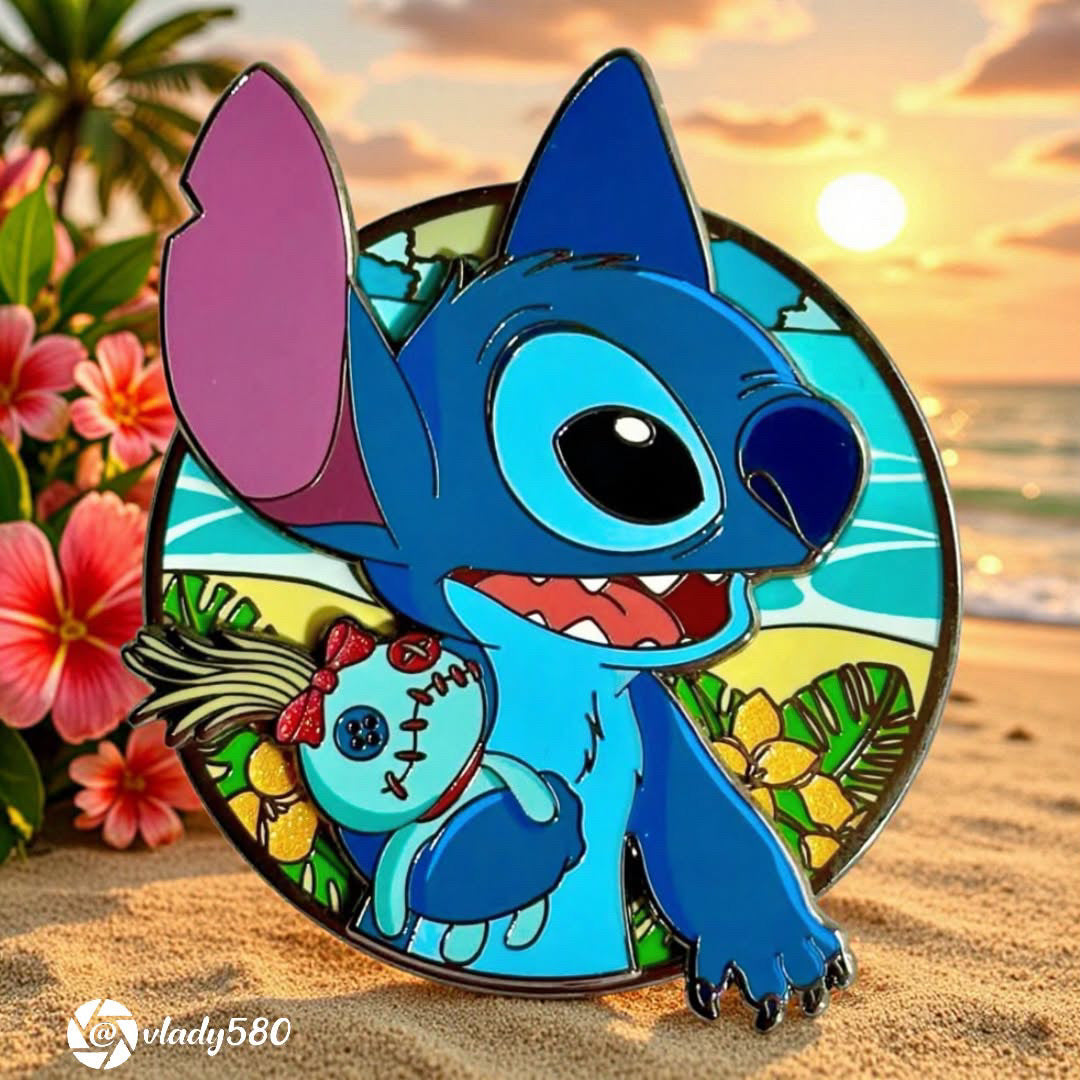 Disney Stitch Profile "Enchanted Expressions" Fantasy Pin