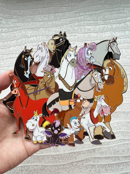 Equine Crew LE60 Jumbo Disney Horses Fantasy Pin