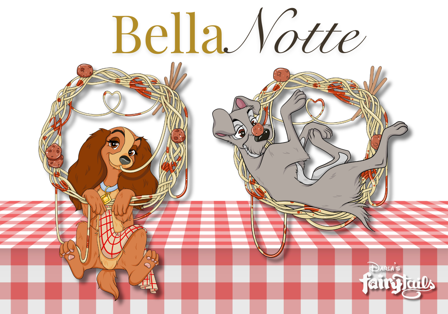 PRESALE - "Bella Notte" Lady and the Tramp Fantasy Pin