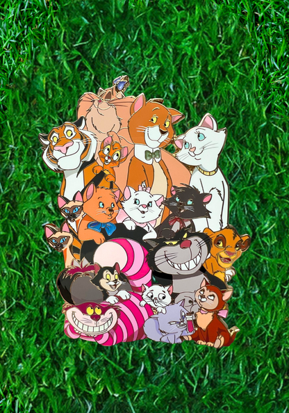 Feline Crew LE60 Jumbo Disney Cat Fantasy Pin