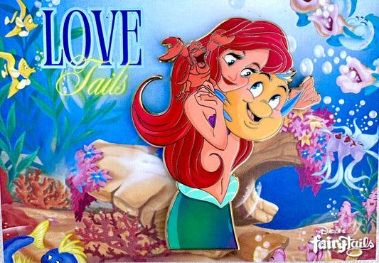 Love Tails Ariel, Flounder & Sebastian Fantasy Pin