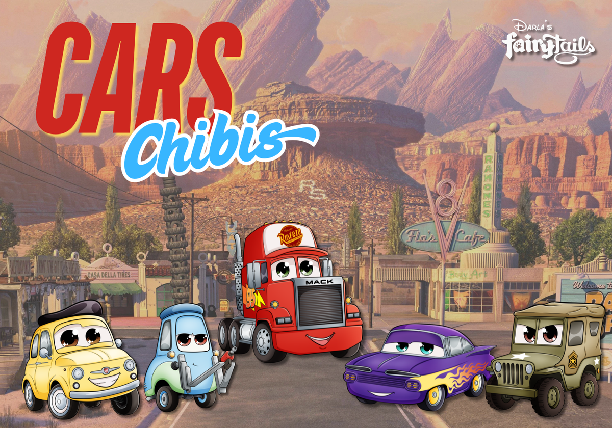 PRESALE - Cars Chibi Series 2 Fantasy Pins