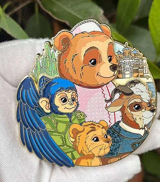 Wicked Oz Animals "Enchanted Expressions" Profile Fantasy Pin