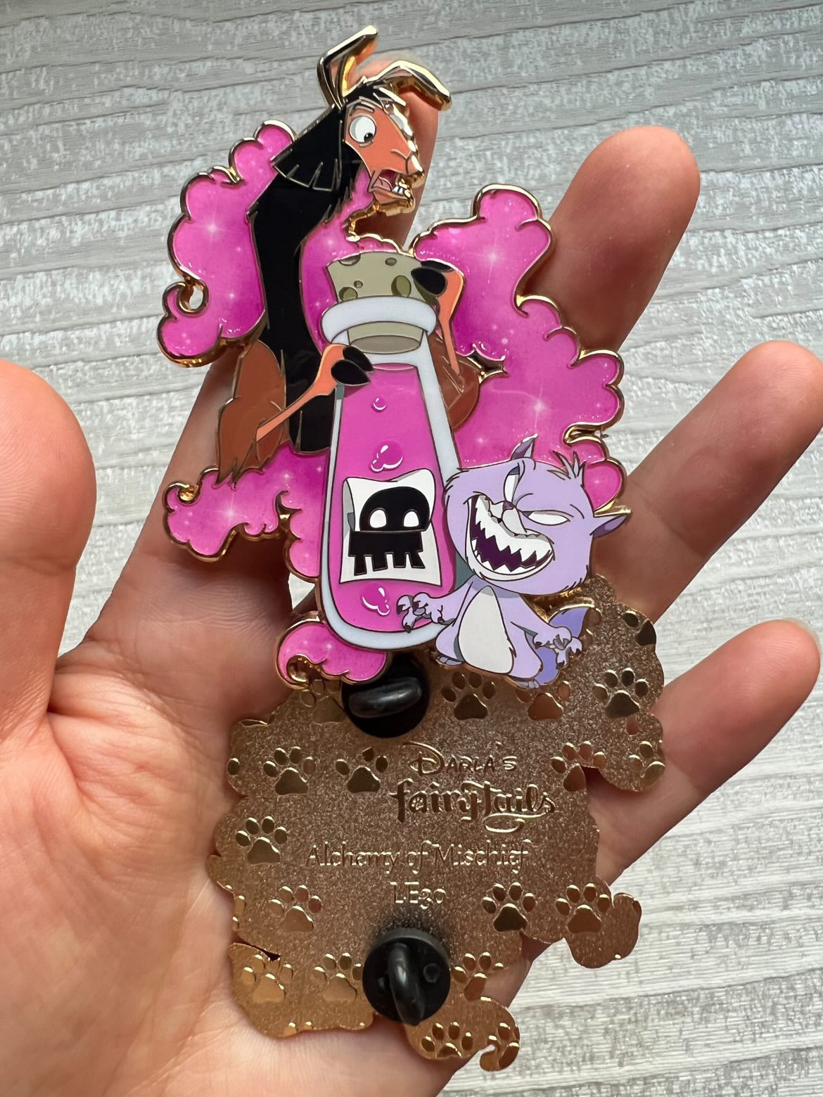 “Alchemy of Mischief” Kuzco & Yzma Fantasy Pin