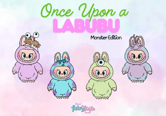 Labubu dressed as Monsters Inc. Characters Acrylic Pin