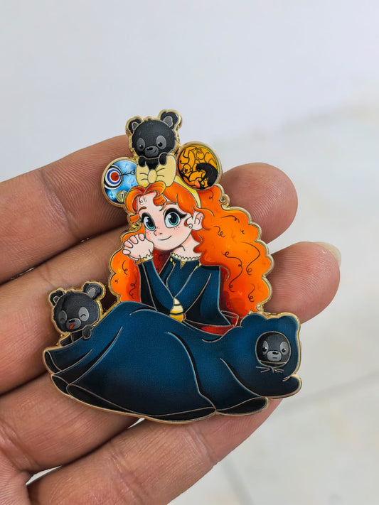 "We're All Ears" Merida Fantasy Pin