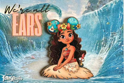 "We're All Ears" Moana Fantasy Pin