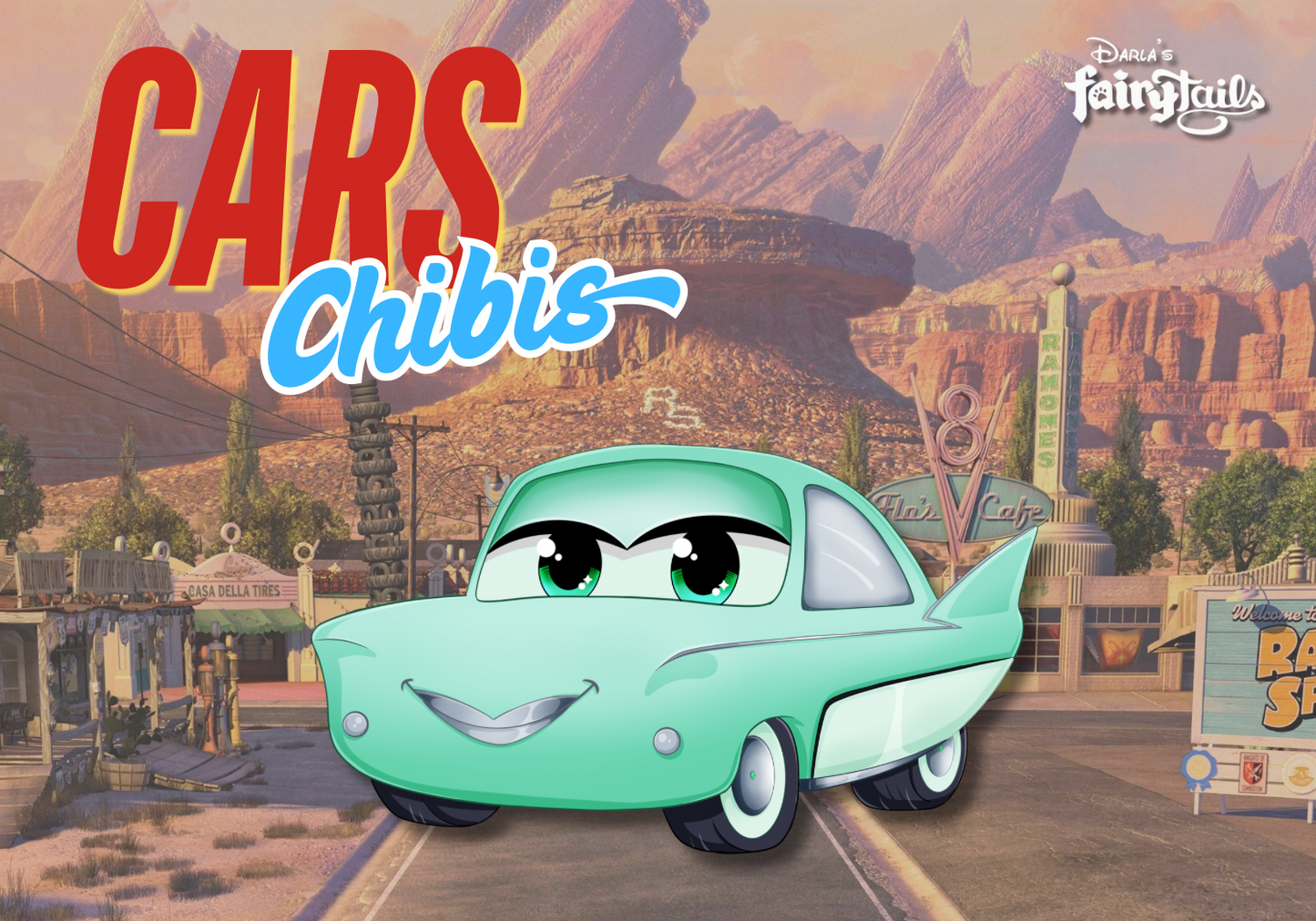 PRESALE - Cars Chibi Series 1 Fantasy Pins