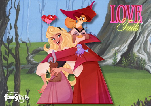 PRESALE - Love Tails Briar Rose & forest friends Fantasy Pin