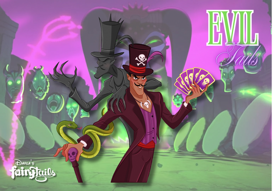 PRESALE - "Evil Tails"  Dr Facilier Fantasy Pin