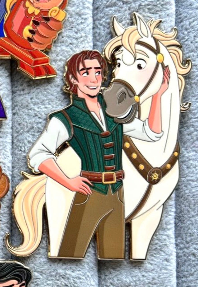"Love Tails" Flynn & Maximus Fantasy Pin