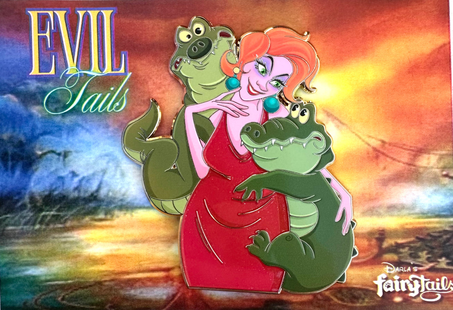 Evil Tails Medusa, Brutus & Nero Fantasy Pin