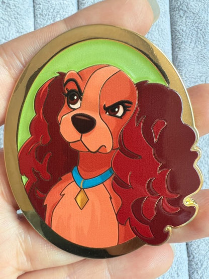 Enchanted Pawtraits Lady Fantasy Pin