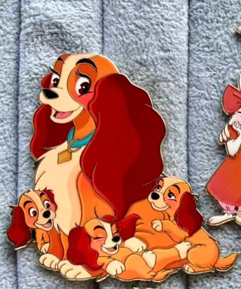 “A Mother's Love" Lady Fantasy Pin