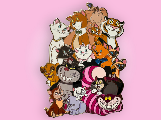 Feline Crew LE60 Jumbo Disney Cat Fantasy Pin