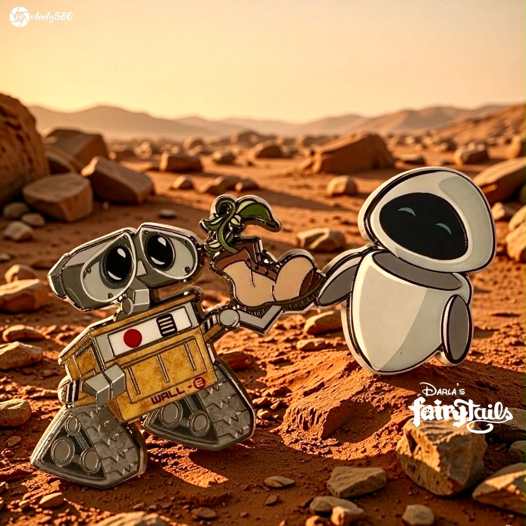 "Love Takes Root" WALL·E & Eve Fantasy Pin