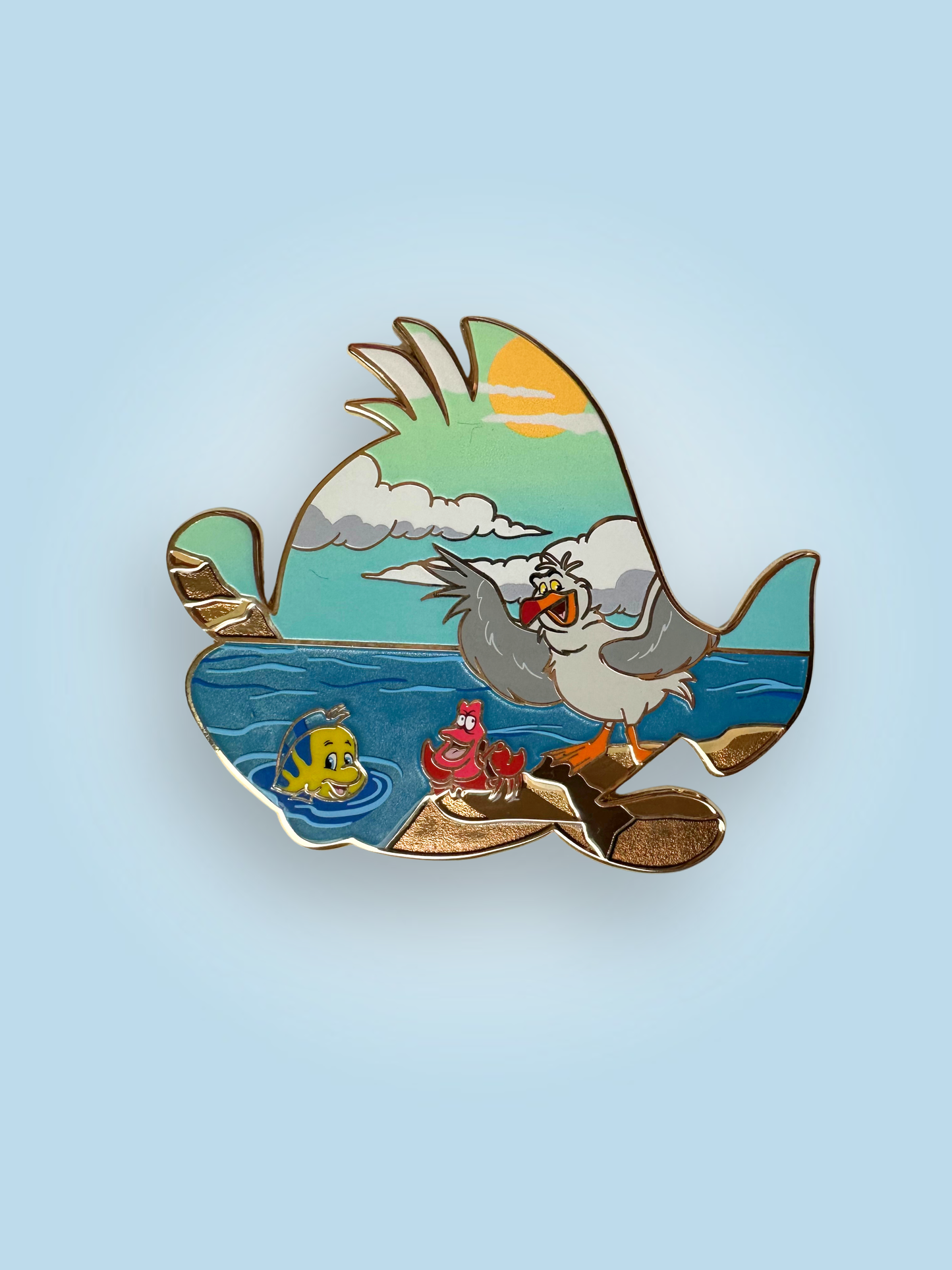 Disney Flounder "Furever Favorites" Fantasy Pin