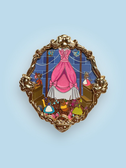 PRESALE - REMAKE Golden Tails Cinderella Mice LE30 Disney Fantasy Pin