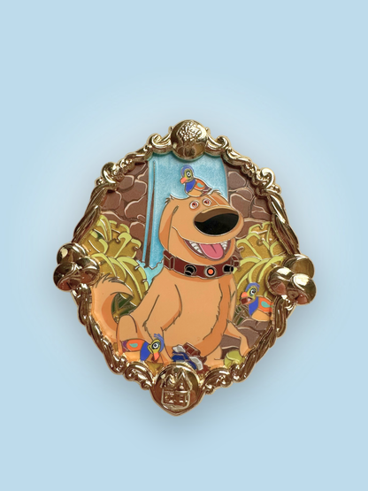 Golden Tails Dug LE30 Disney Fantasy Pin
