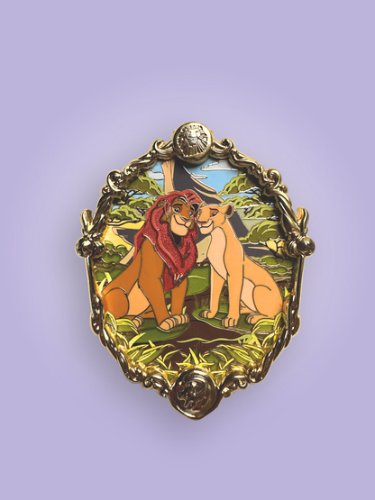 PRESALE - REMAKE Golden Tails Lion King - Simba & Nala LE30 Disney Fantasy Pin