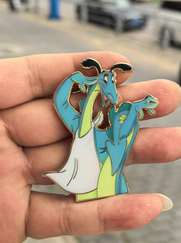 Wild Expressions The Reluctant Dragon Fantasy Pin