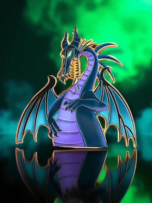 Wild Expressions Malificent Dragon Fantasy Pin