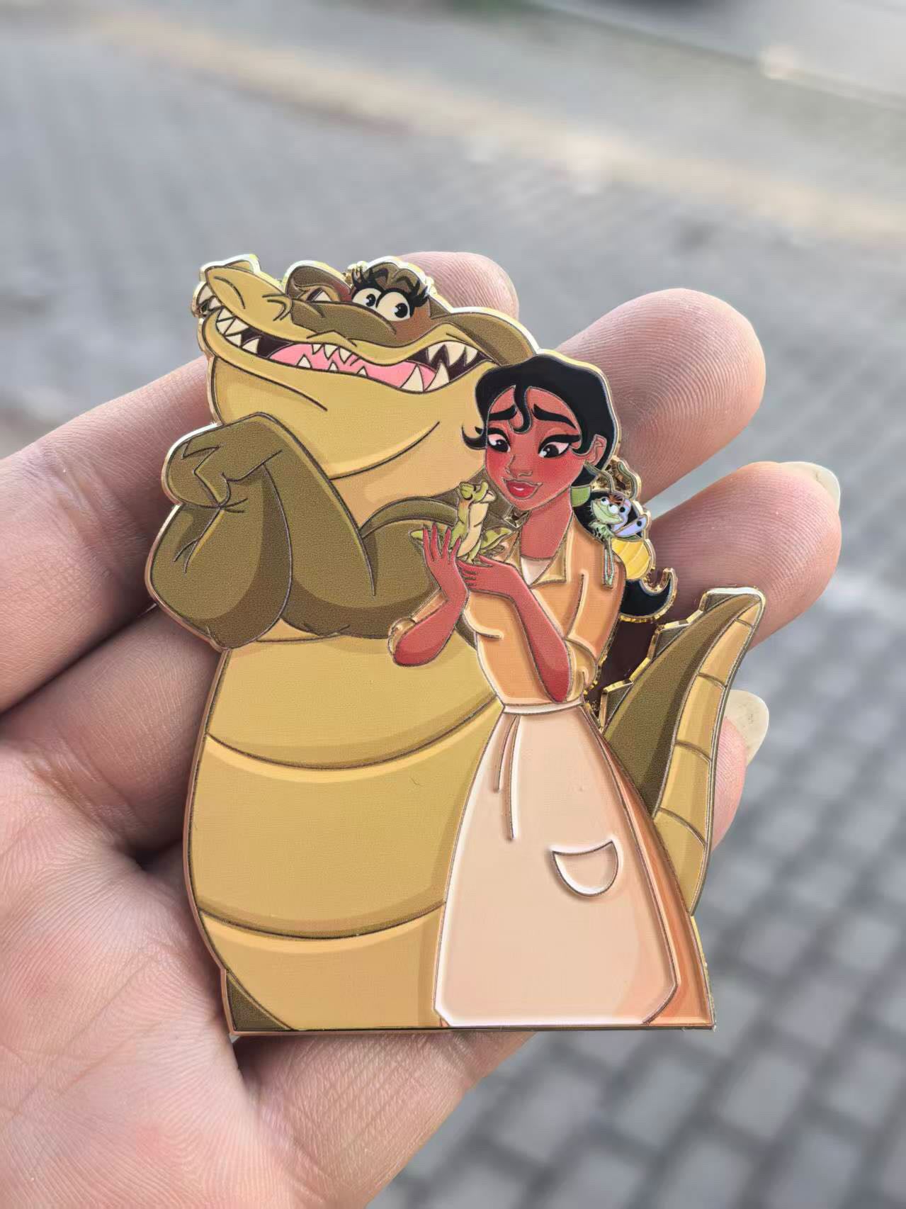 Love Tails Tiana, Louis, Ray & Naveen Fantasy Pin