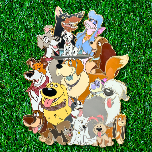 Canine Crew LE60 Jumbo Disney Dog Fantasy Pin