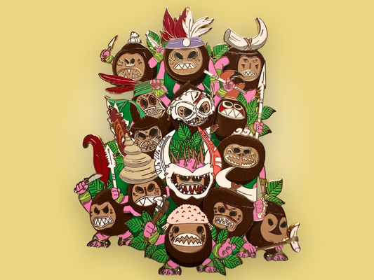 Kakamora Crew Jumbo Moana Fantasy Pin