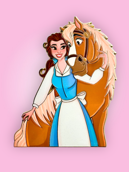 Love Tails Belle & Felipe Fantasy Pin