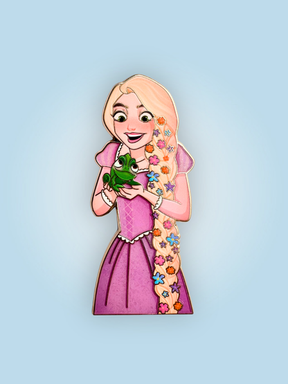 Love Tails Rapunzel & Pascal Fantasy Pin