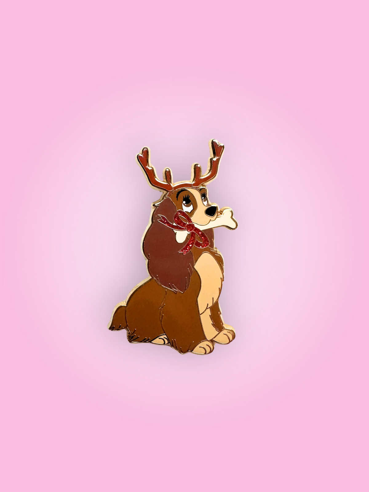 Disney Lady and the Tramp  "Deck the Paws" Fantasy Pin