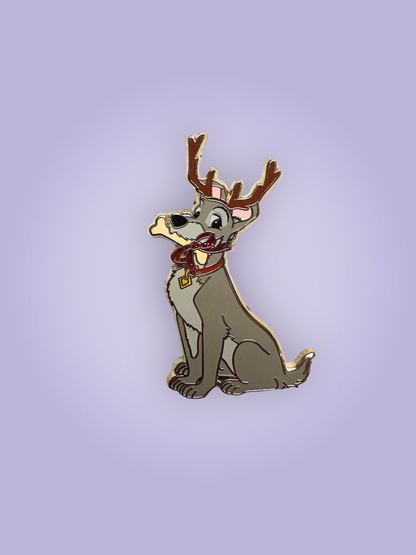 Disney Lady and the Tramp  "Deck the Paws" Fantasy Pin
