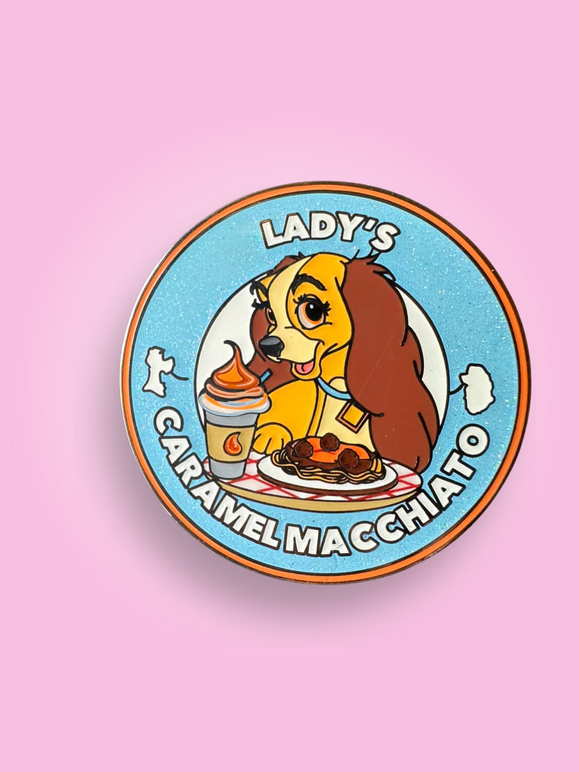 Disney Lady and the Tramp Lady "Pawbucks" Fantasy Pin