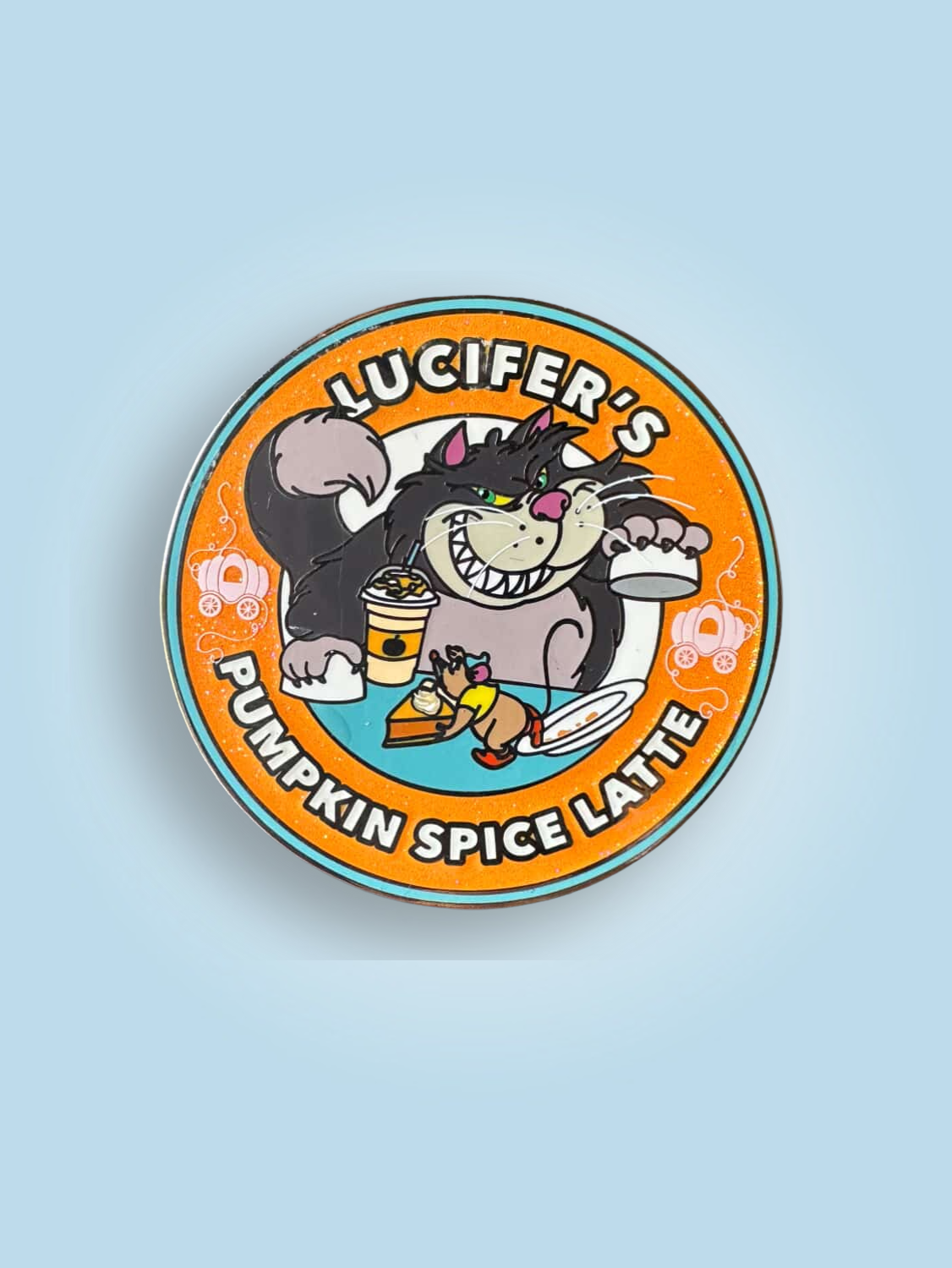 Disney Lucifer "Pawbucks" Fantasy Pin