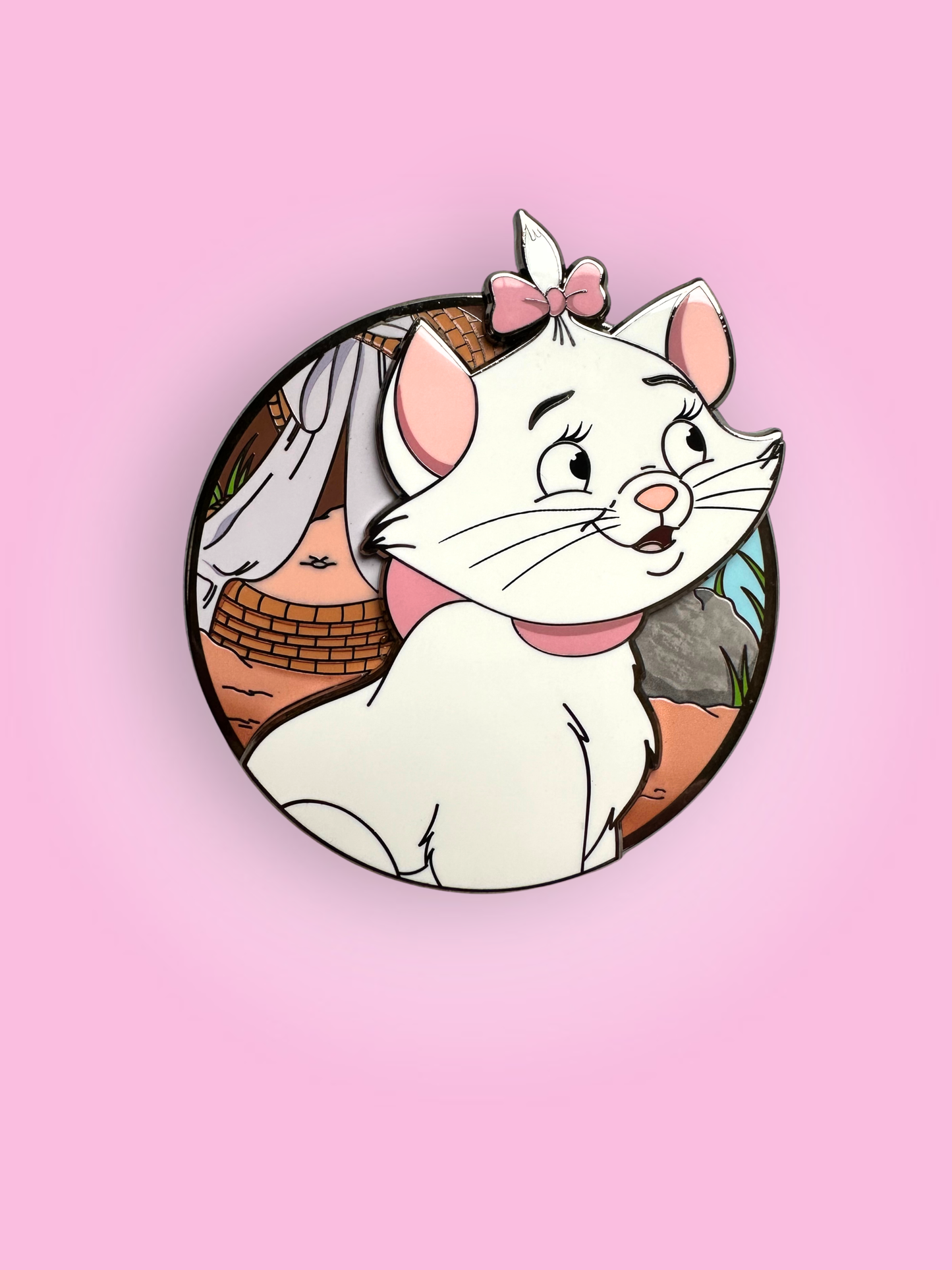 “Enchanted Expressions" Aristocats Marie Profile Fantasy Pin