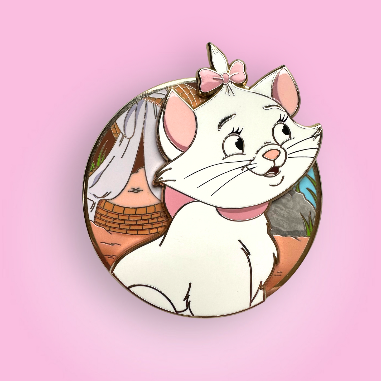 “Enchanted Expressions" Aristocats Marie Profile Fantasy Pin