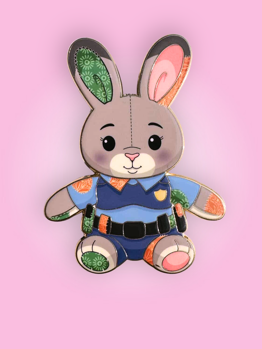 Plushie Patch Pals - Judy Hopps Fantasy Pin