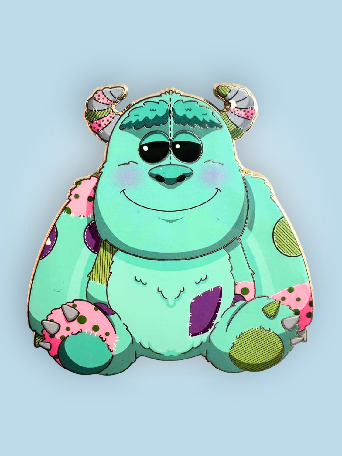 Plushie Patch Pals - Sulley Fantasy Pin