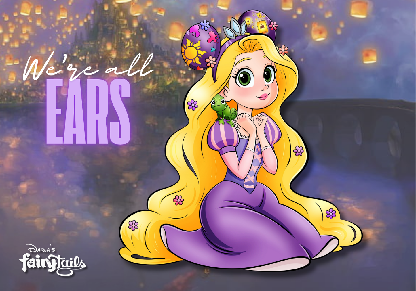 "We're All Ears" Rapunzel Fantasy Pin