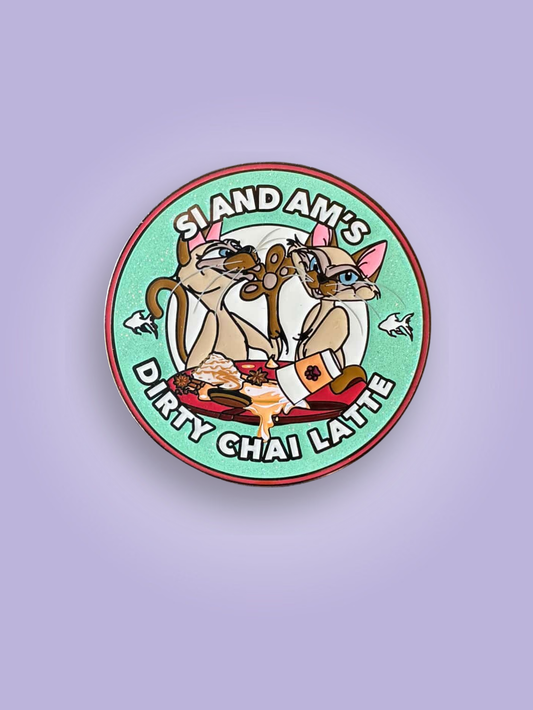 Disney Lady and the Tramp Si & Am "Pawbucks" Fantasy Pin