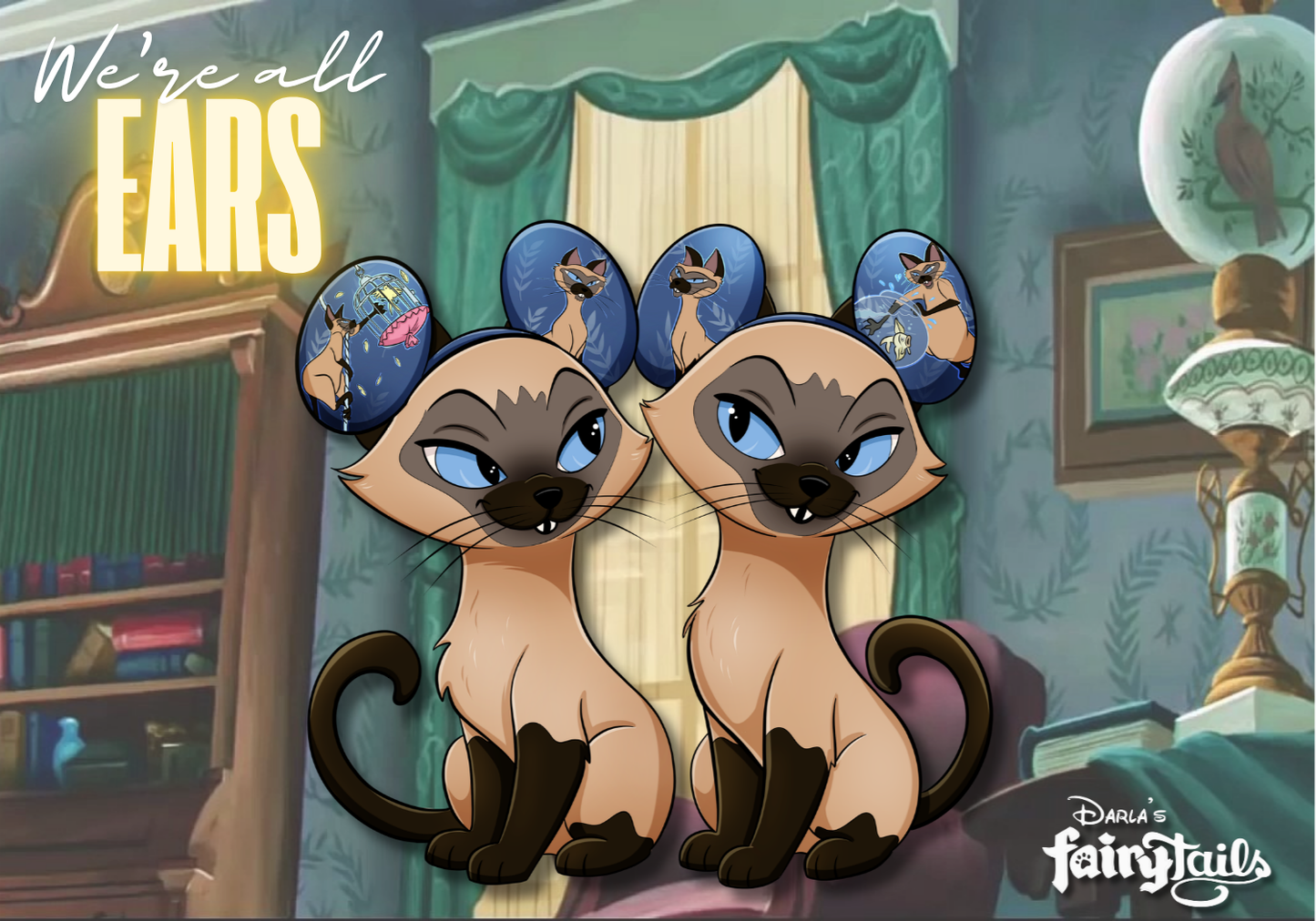 PRESALE - "We're All Ears" Si & Am Fantasy Pin