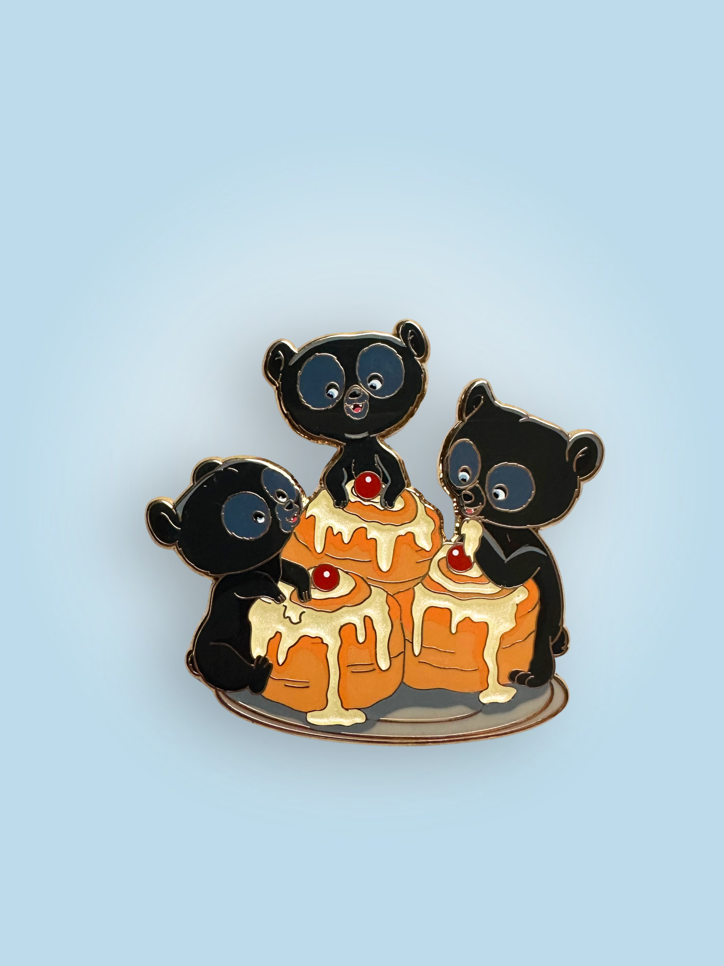 Sweet Tails Brave Bears Fantasy Pin