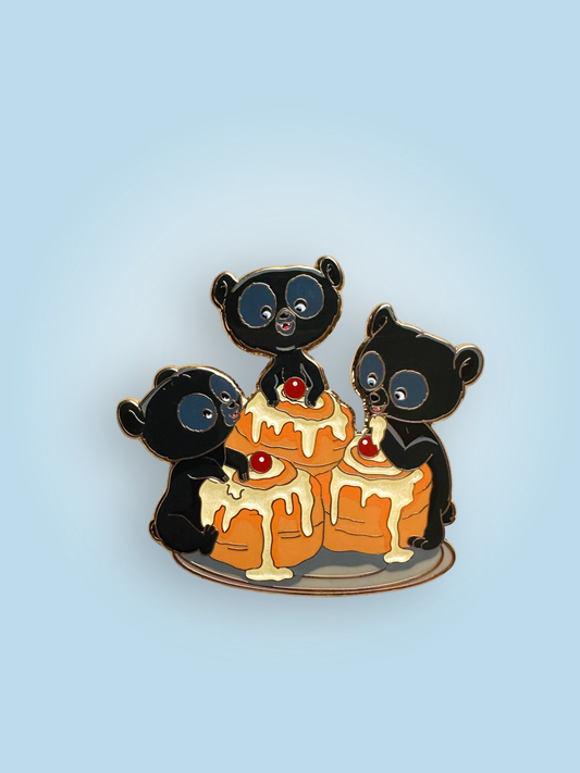 Sweet Tails Brave Bears Fantasy Pin