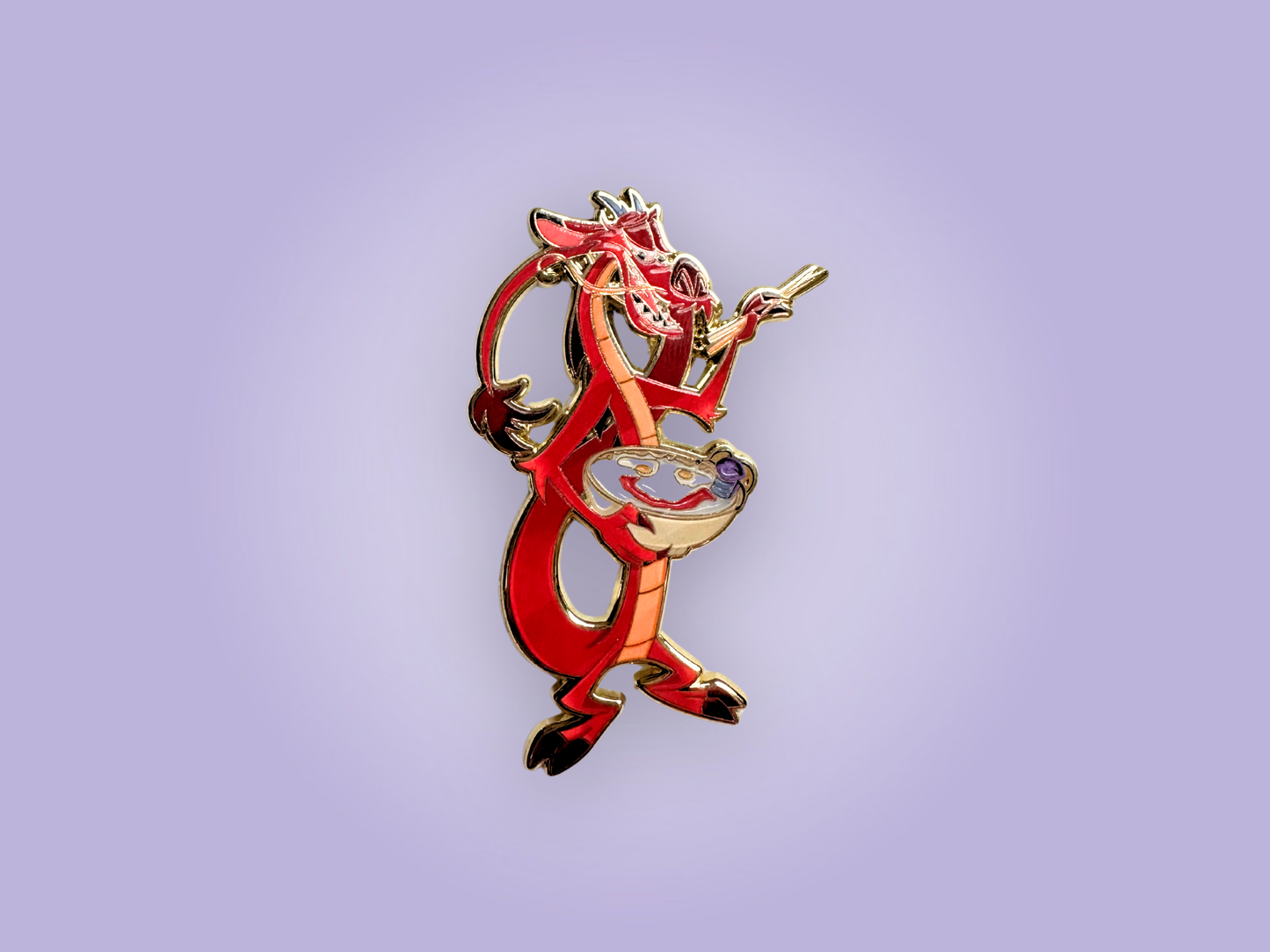 Tails & Treats Mulans Mushu & Crickee Fantasy Pin