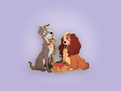 Tails & Treats Lady & the Tramp Fantasy Pin
